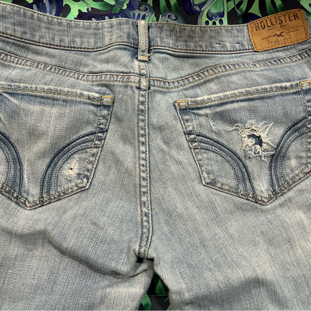 Hollister Light Blue Ripped - Picture 10 of 13